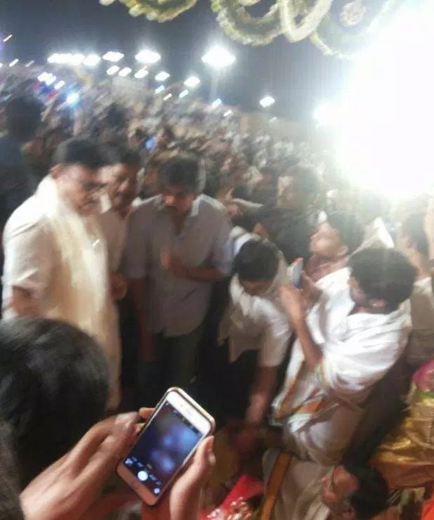 Pawan Kalyan New Photos at Ambati Rambabu Daughter Wedding