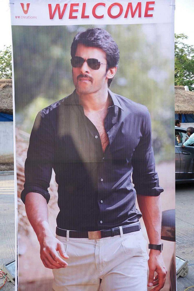 Prabhas Gopichand Hoardings At Jil Audio Launch