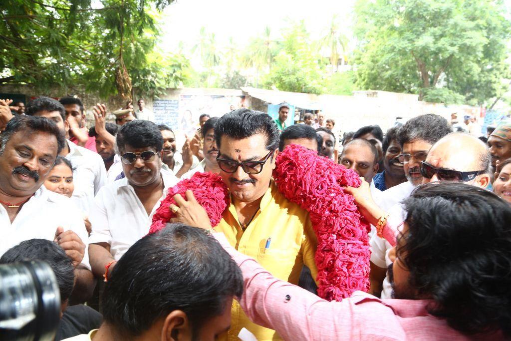 Sarathkumar Filing Nomination Photos