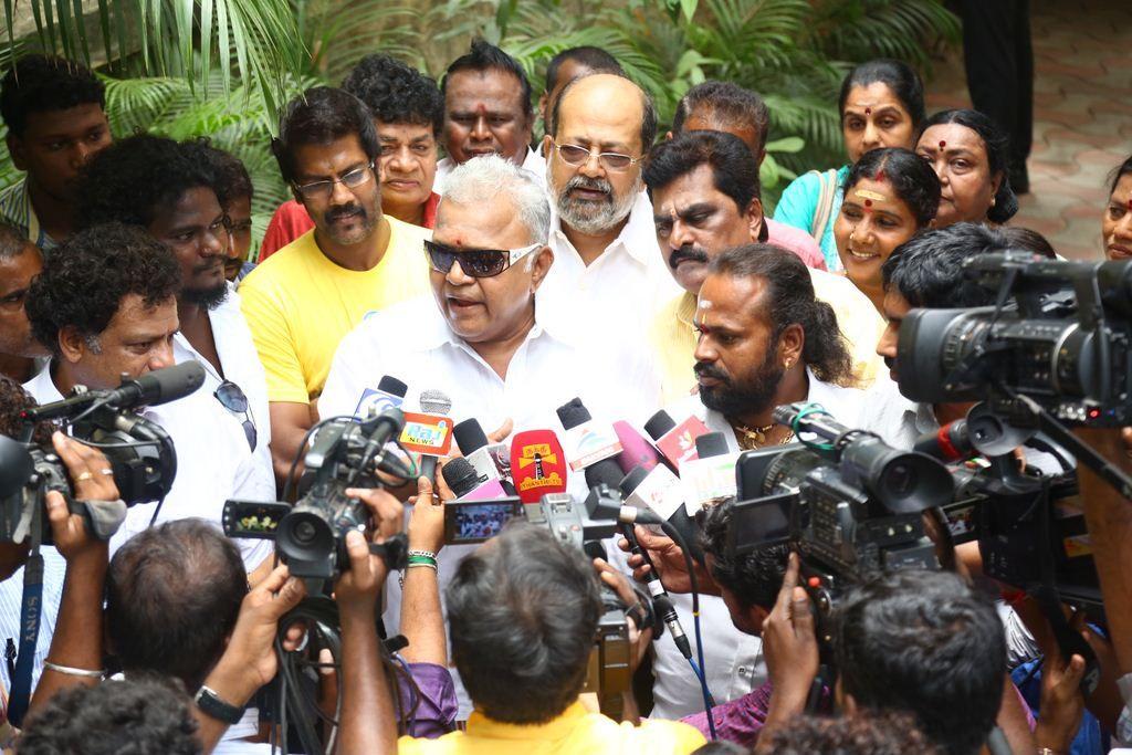 Sarathkumar Filing Nomination Photos