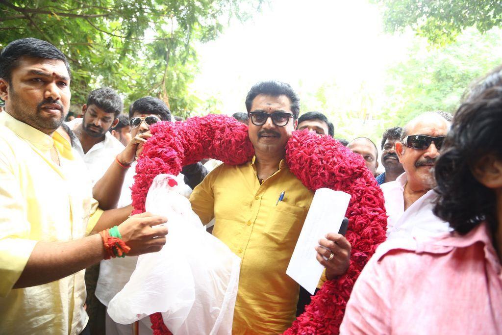 Sarathkumar Filing Nomination Photos