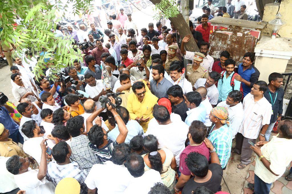 Sarathkumar Filing Nomination Photos