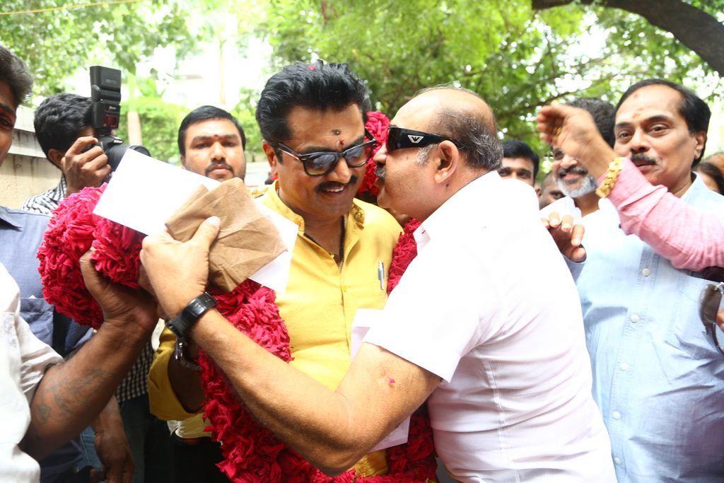 Sarathkumar Filing Nomination Photos