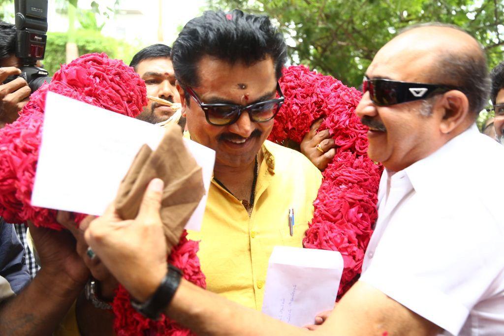 Sarathkumar Filing Nomination Photos