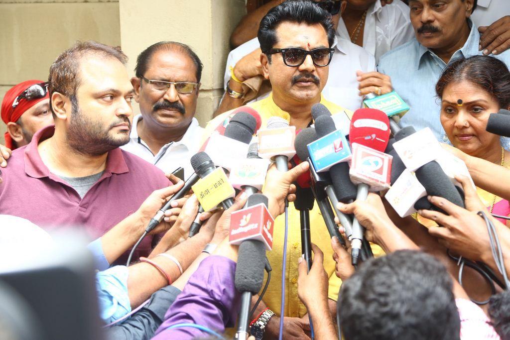 Sarathkumar Filing Nomination Photos