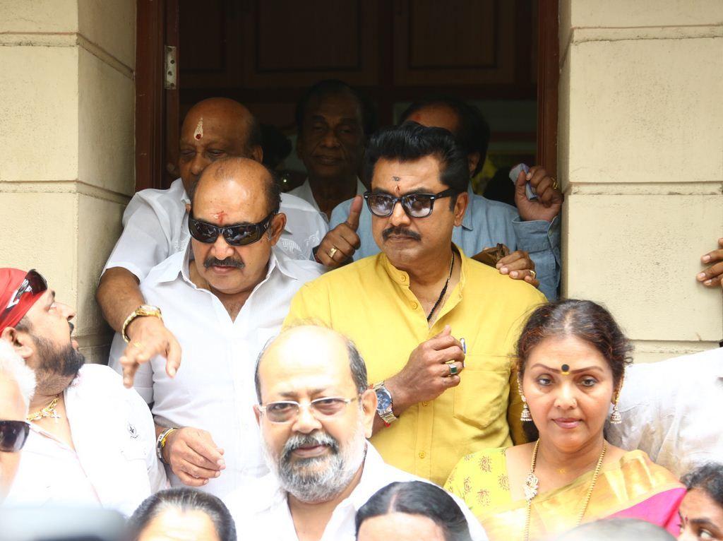 Sarathkumar Filing Nomination Photos