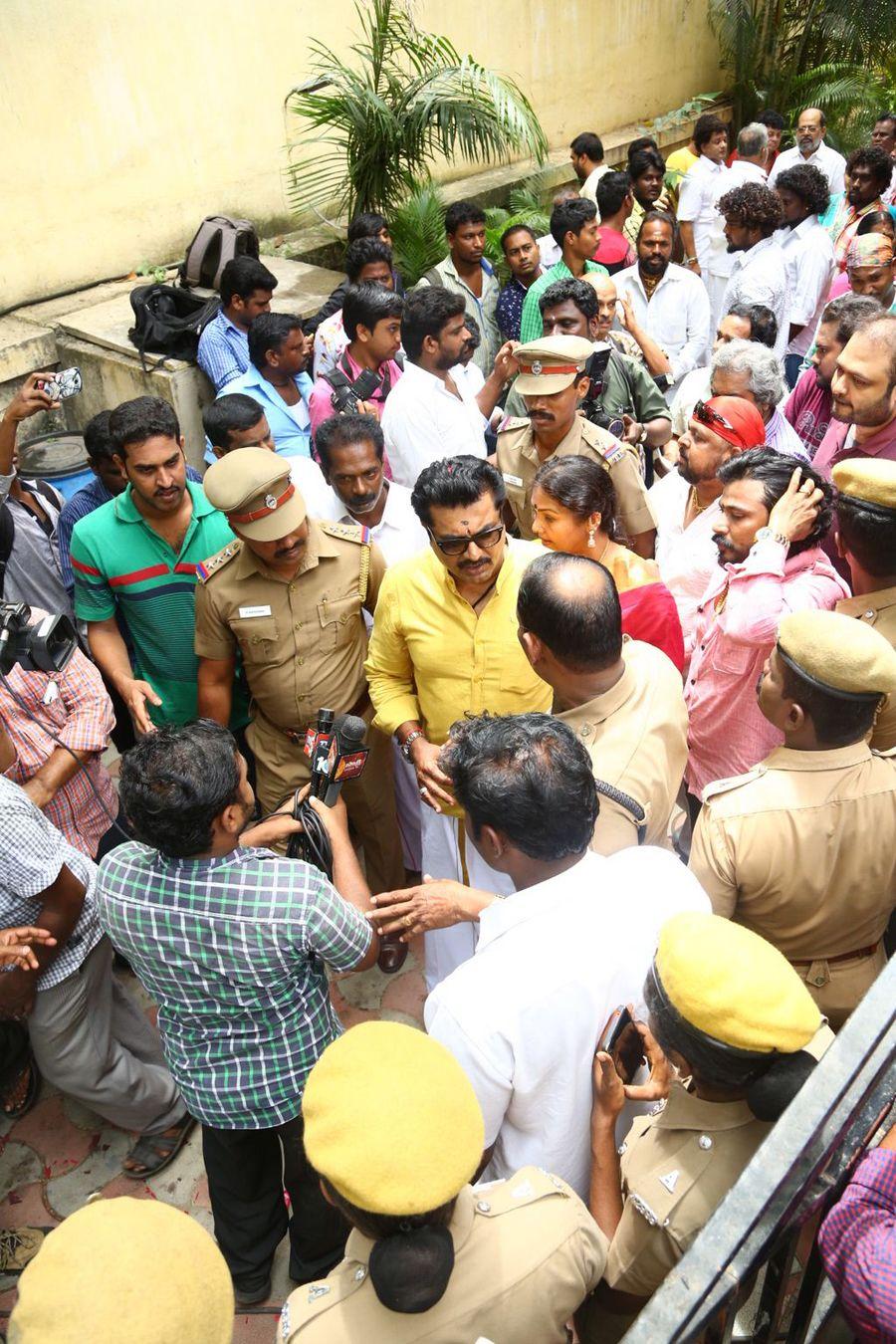 Sarathkumar Filing Nomination Photos