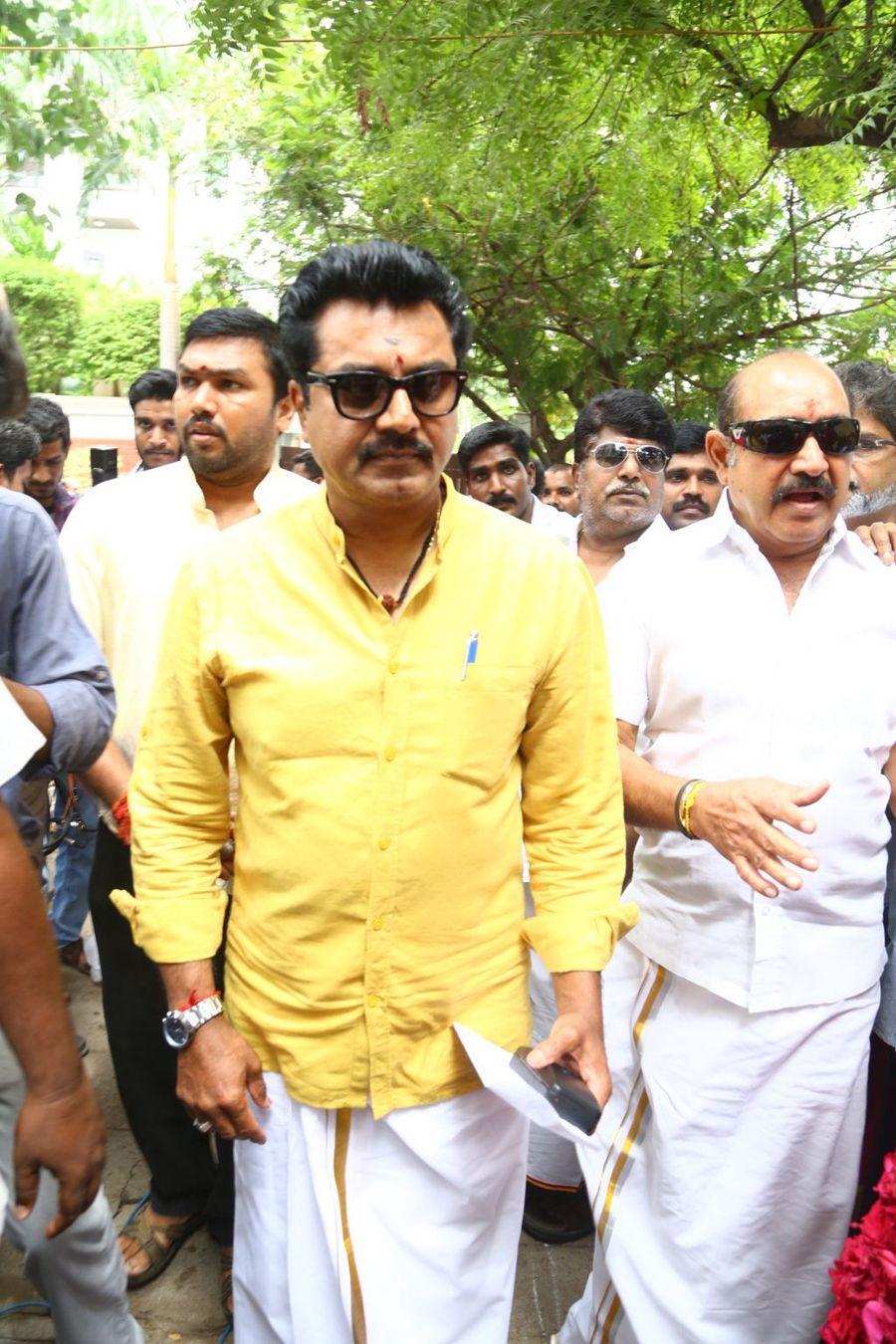 Sarathkumar Filing Nomination Photos