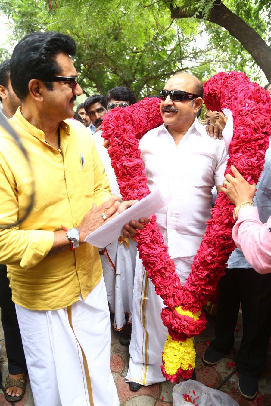 Sarathkumar Filing Nomination Photos