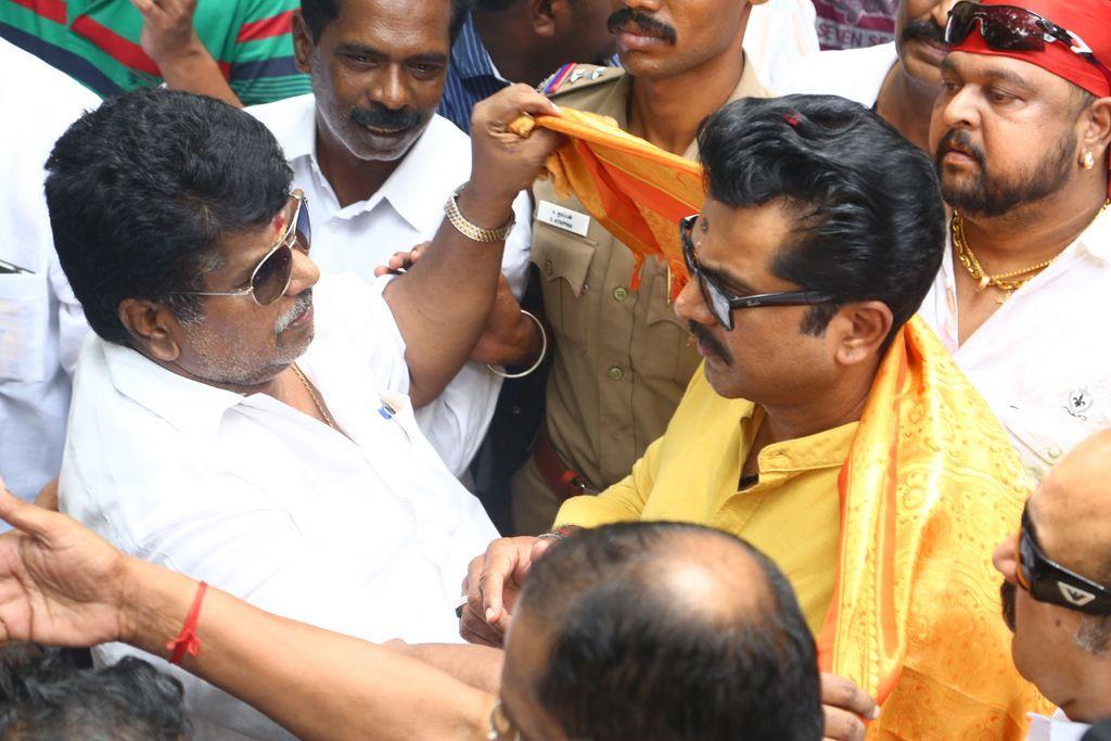 Sarathkumar Filing Nomination Photos