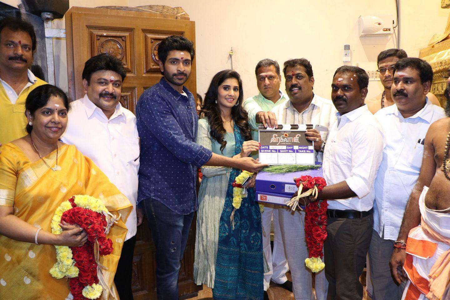 Veera Sivaji Pooja Photos