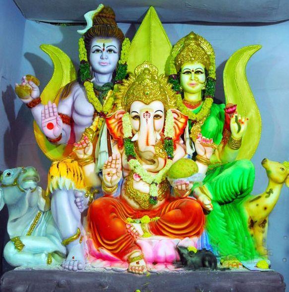 Different types of Lord Ganesh Idols Photos