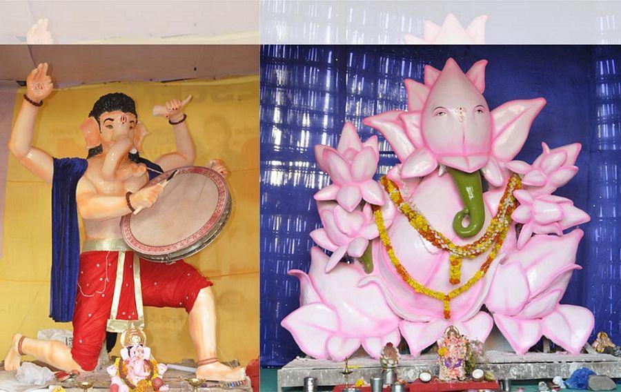 Different types of Lord Ganesh Idols Photos