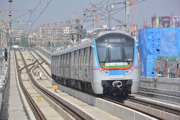 First look of Hyderabad Metro Rail Station at Nagole