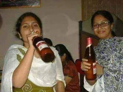 PHOTOS: Indian Girls Smoking & Drinking Alcohol