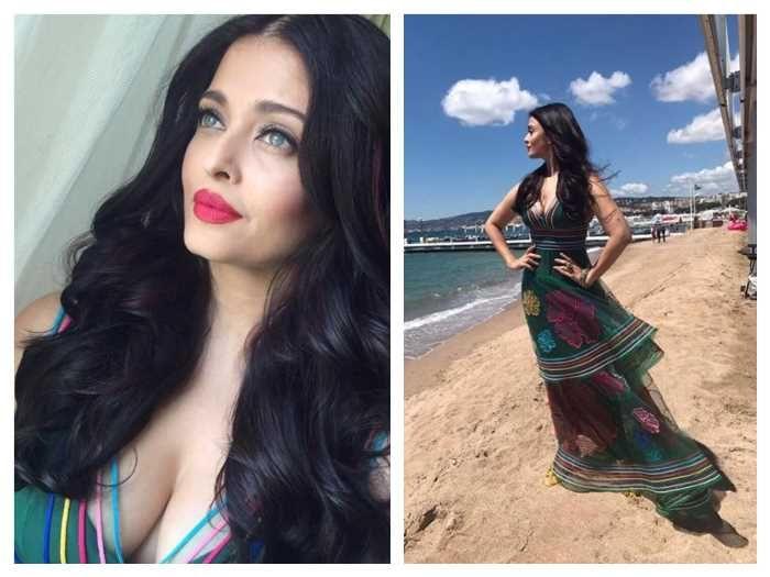 Aishwarya Rai Bachchan Shows OFF Massive Cleavage in Hot Pictures