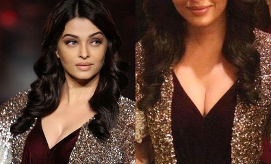 Aishwarya Rai Bachchan Shows OFF Massive Cleavage in Hot Pictures