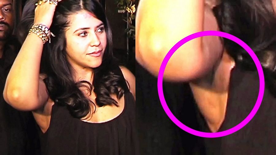 Ekta Kapoor Hot Cleavage Show