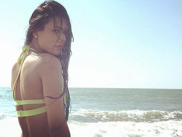 Nia Sharma Hot & Spicy Beach Bikini Stills