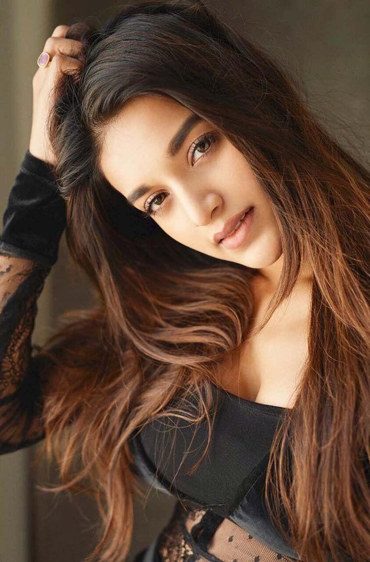 Nidhhi Agerwal Recent Hot Cleavage Show Photoshoot Stills