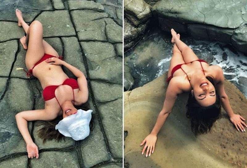 Oh-La-La! Shama Sikander again spreads hotness on the internet Bikini Photos