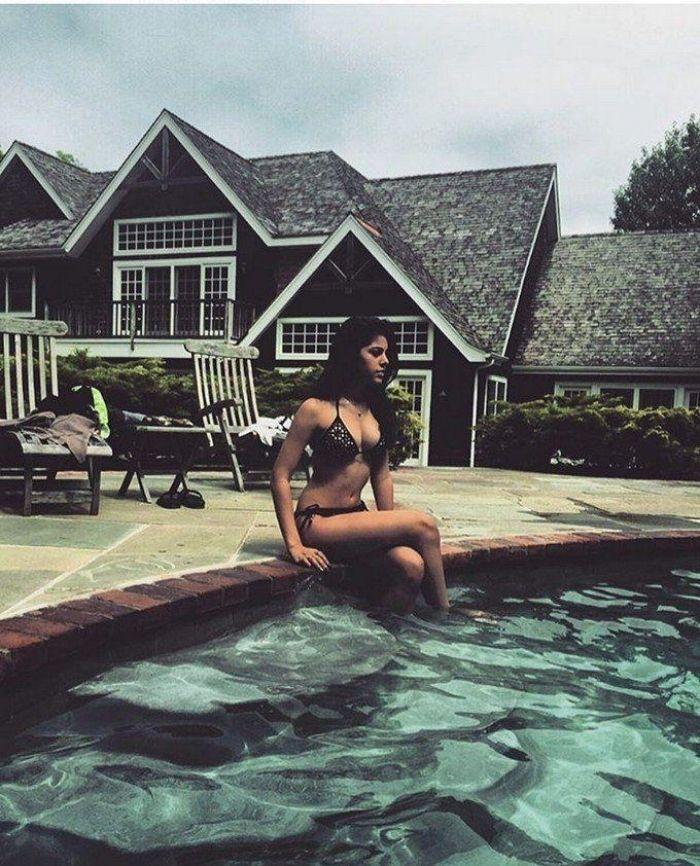 Pooja Bedi daughter Aalia Latest Hot Bikini Photos Stills