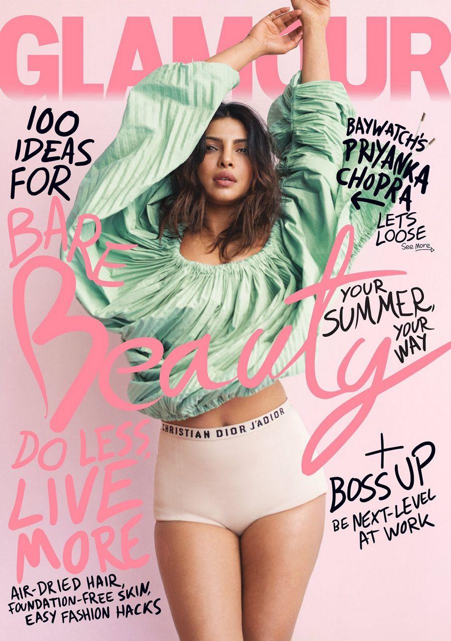 Priyanka Chopra Glamour Magazine Hot Photoshoot 2017