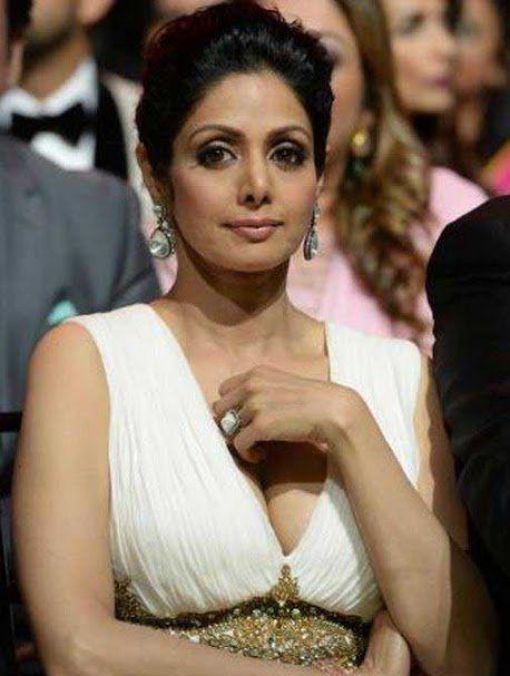 Sridevi Sexy Cleavage Pics