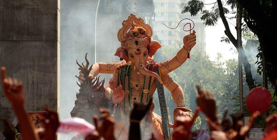 2015 Mumbai Ganesh Visarjan Photos