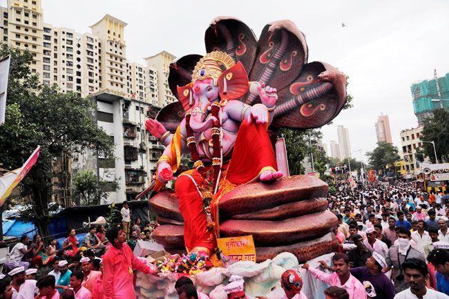 2015 Mumbai Ganesh Visarjan Photos