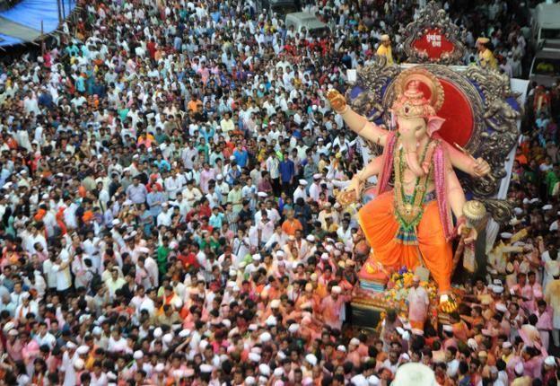 2015 Mumbai Ganesh Visarjan Photos