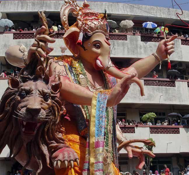 2015 Mumbai Ganesh Visarjan Photos