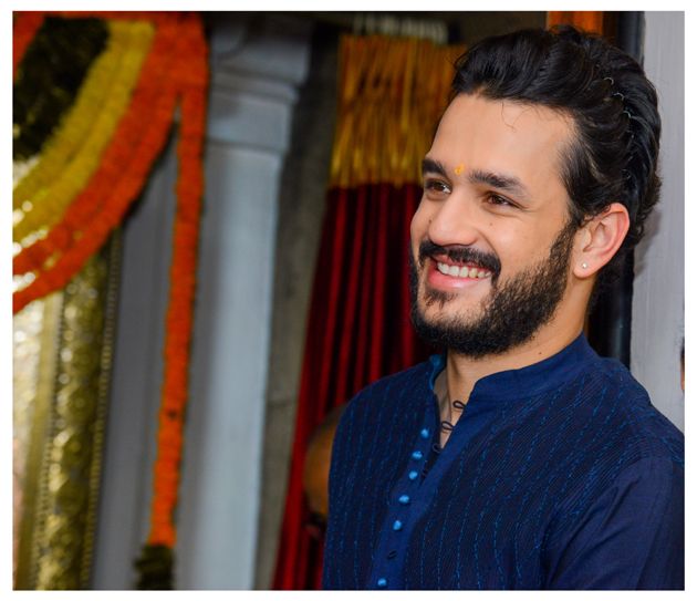 Akhil New Movie Launch Photos