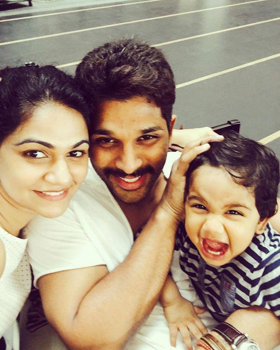 Allu Arjun Son Allu Ayaan Rare Personal Family Photos