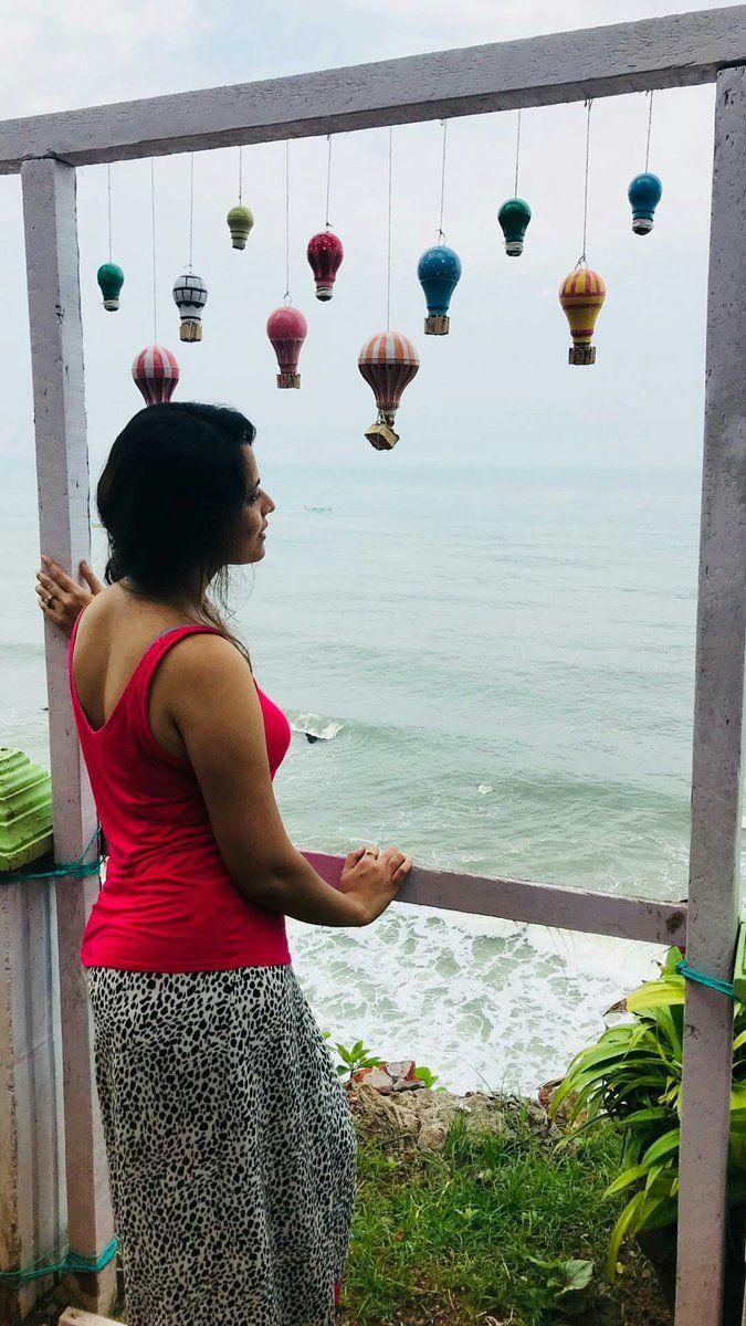 Anasuya Bharadwaj on a vacation with family Unseen Photos