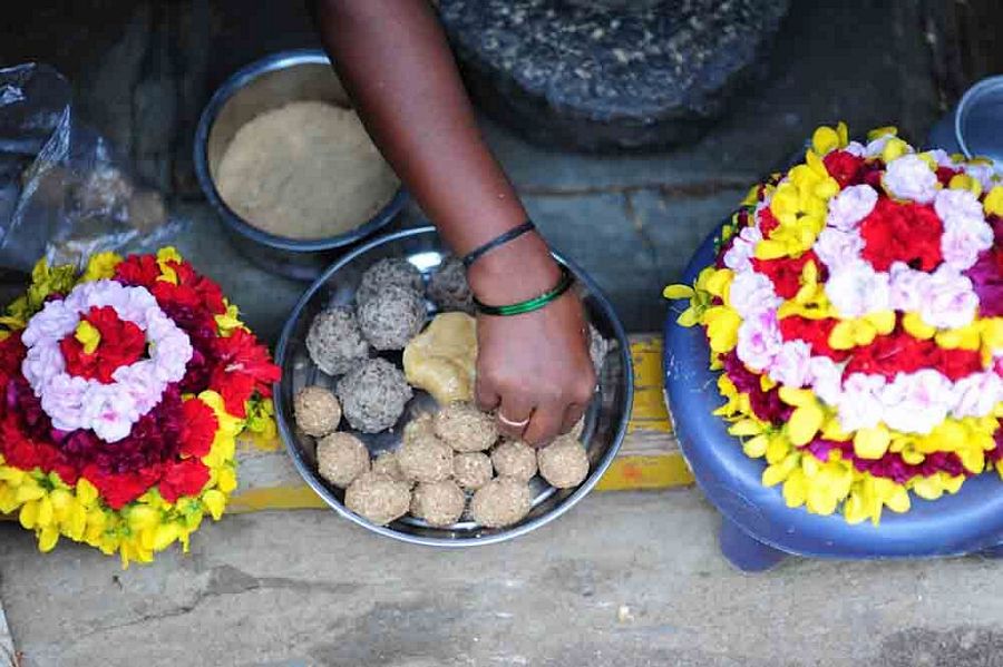 Bathukamma Telangana Flower Festival Photos