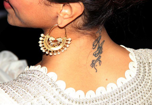 Awesome Bollywood Celebrity Tattoos Photos