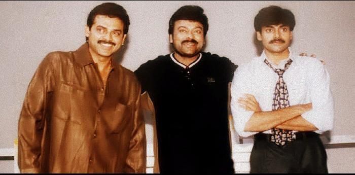 Chiranjeevi and Pawan Kalyan Rare Photos