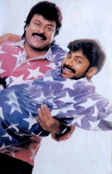 Chiranjeevi and Pawan Kalyan Rare Photos