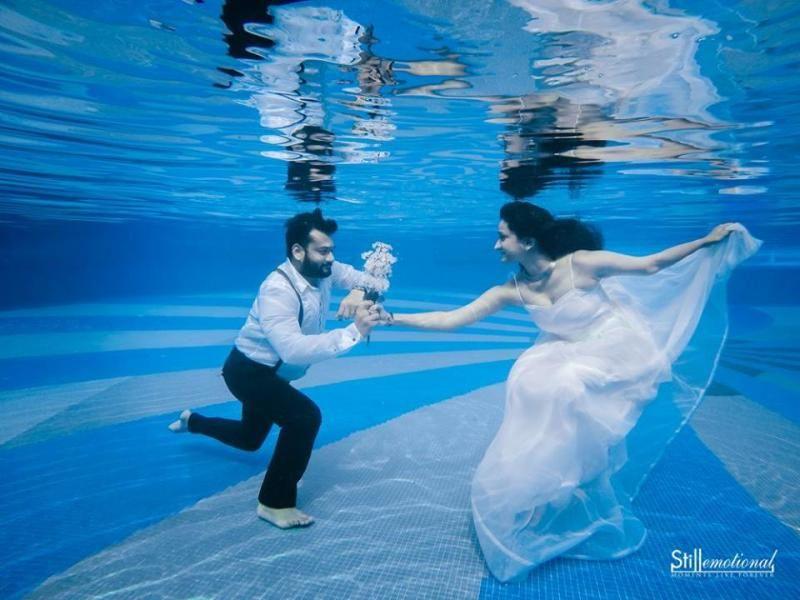 Crazy Underwater Pre-Wedding Shoot Photos that'll leave you Short of Breath