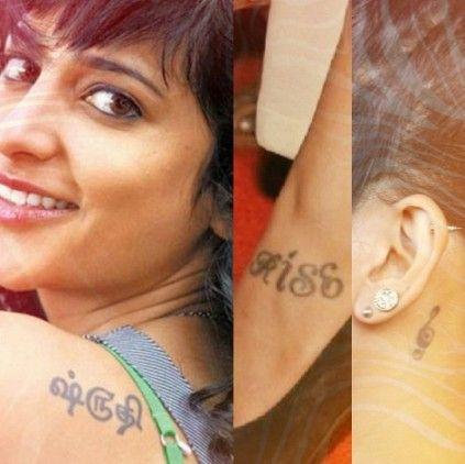 South Indian Celebrities With Their Tattoos Photos