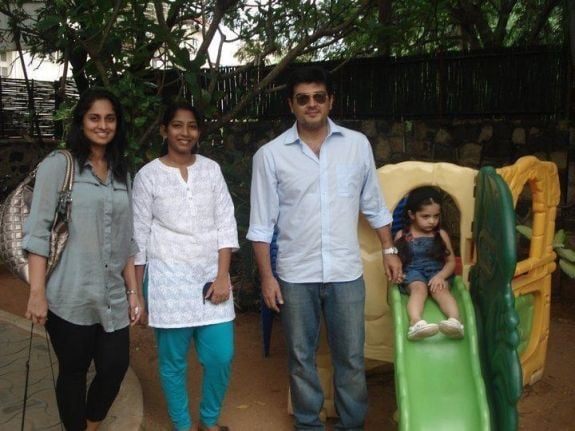 Hero Ajit Kumar Family Rare Wallpapers