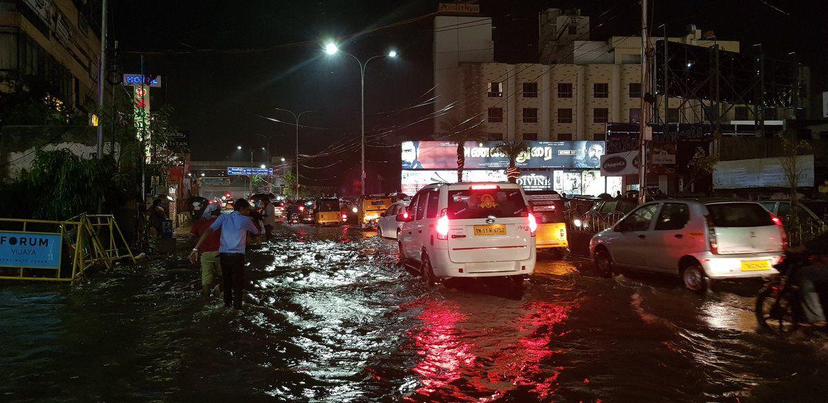 In Pictures: Chennai Struggles as Heavy Rains Lash City