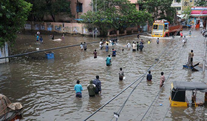 In Pictures: Chennai Struggles as Heavy Rains Lash City