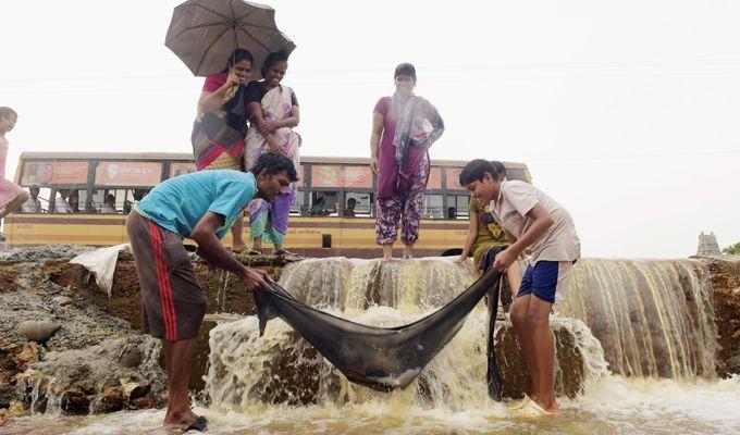 In Pictures: Chennai Struggles as Heavy Rains Lash City