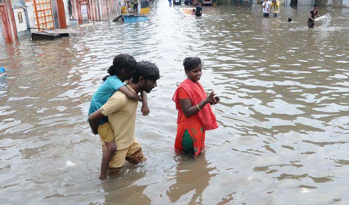 In Pictures: Chennai Struggles as Heavy Rains Lash City