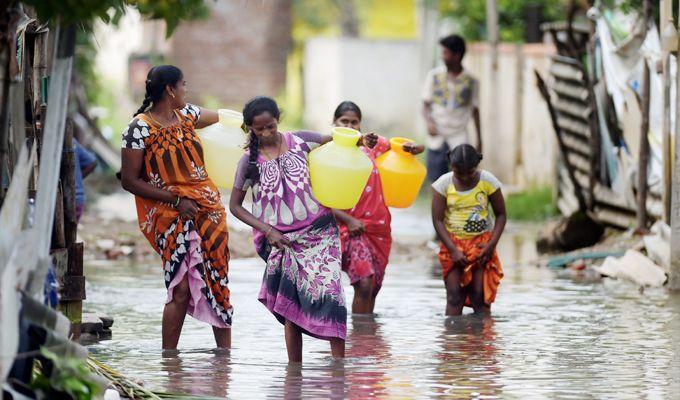 In Pictures: Chennai Struggles as Heavy Rains Lash City