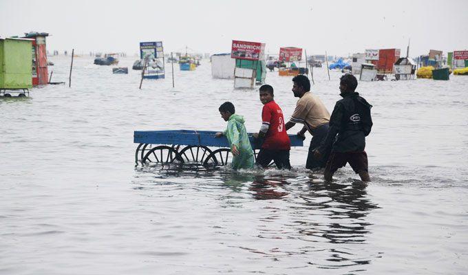 In Pictures: Chennai Struggles as Heavy Rains Lash City