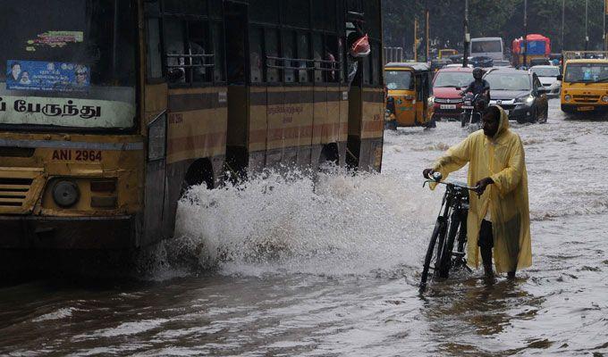 In Pictures: Chennai Struggles as Heavy Rains Lash City