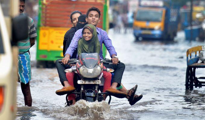 In Pictures: Chennai Struggles as Heavy Rains Lash City